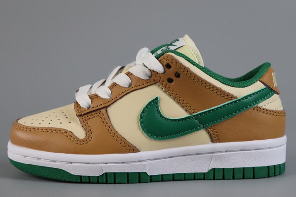 Kids Dunk SB C21 Brown Green